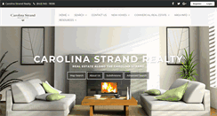 Desktop Screenshot of carolinastrandrealty.com