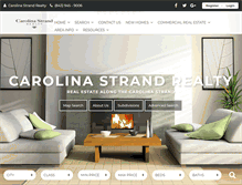 Tablet Screenshot of carolinastrandrealty.com